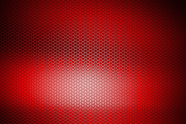 Malha metálica cromada vermelha. fundo de metal e textura . — Fotografia de Stock