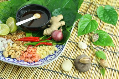 yaprak sarılı yiyecek.