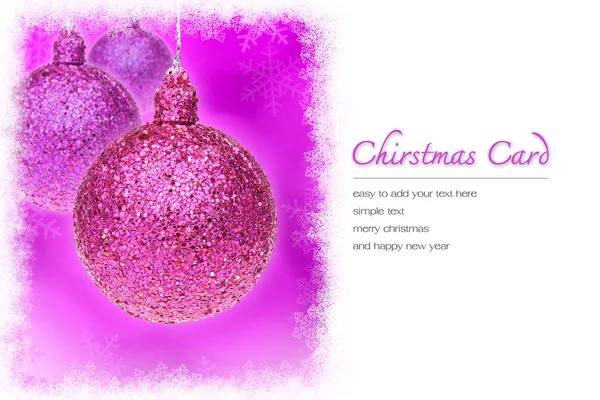 Christmas greeting card — Stock Photo, Image