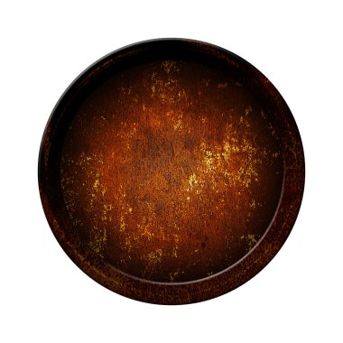 yalıtılmış zemin üzerine metal plaka.