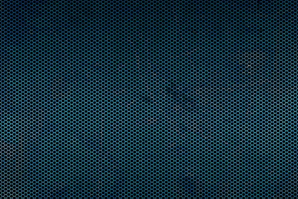 Tekstura tło niebieskie oczka metalowe — Zdjęcie stockowe