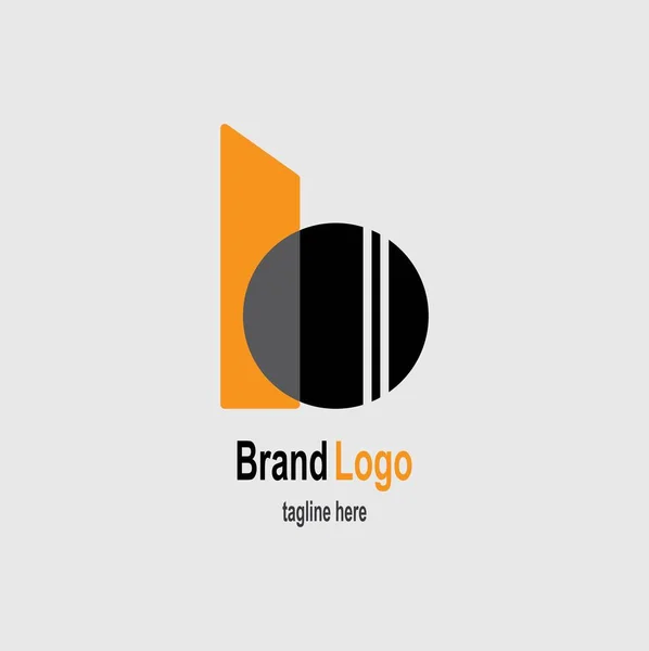 İlk harf B minimalist sanat logosu. Altın, gri ve siyah ile derecelendirme.