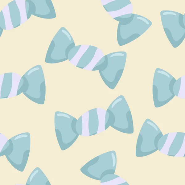 Seamless pattern with sweets in a flat style.