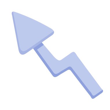 El çizimi ok vektör illüstrasyonu