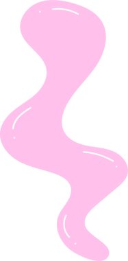 Suda dönen pembe mürekkep bulutu. Soyut arkaplan