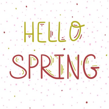 Merhaba yay çizili el, vektör illüstrasyonu