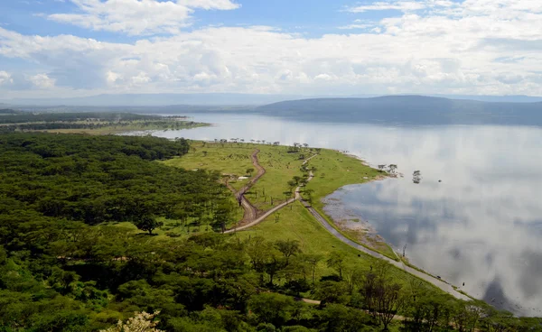 Gölü Nakuru görünümünü. Gölü Nakuru