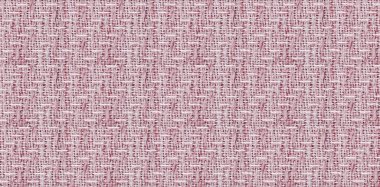 Kırmızı keten dokusu görünür liflerle yakın plan. Sürdürülebilir moda, iç tasarım ve doğal titreşimler için harika.