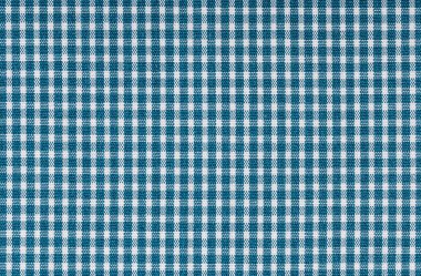 Mavi beyaz ekose kumaşın detaylarıyla detaylandırılmış. El sanatları, moda aksesuarları ve modern ev dekorasyonu fikirleri için harika..