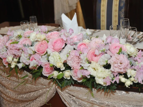 Svatební Obraz Květiny Elegantní Nádherné Velmi Elegantní Nádherné Květinové Aranžmá — Stock fotografie