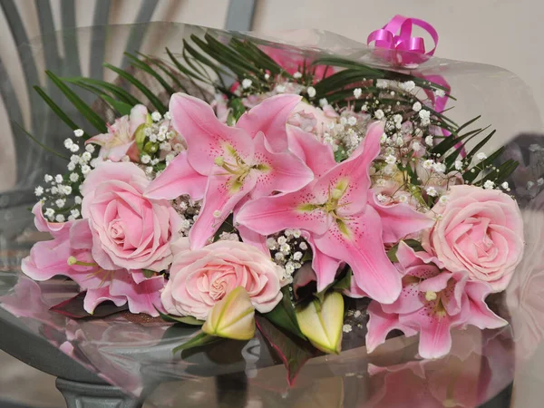 Svatební Obrázek Květinové Aranžmá Elegantní Nádherné Velmi Elegantní Nádherné Kytice — Stock fotografie