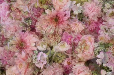 Çiçek düzenlemesi, zarif ve görkemli, çok zarif ve harika çiçekler.