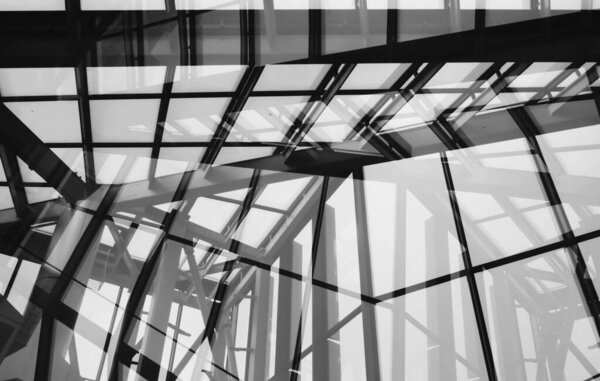 Изображение Блэда Раннера, сложное сочетание множества футуристических вертикальных и горизонтальных пространств