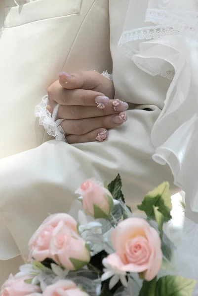 Amor eterno del cristal, imagen nupcial — Foto de Stock