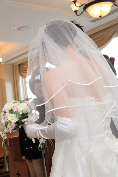 Cinta abadi dari kristal, gambar pengantin — Stok Foto