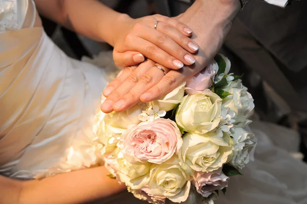 Hochzeitsbild ewiger Liebe — Stockfoto