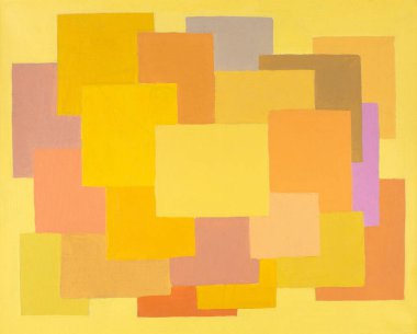 çok renkli sarı ve turuncu dikdörtgenlerin soyut deseni