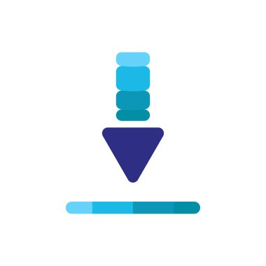 Düz indirme ya da yükleme. Sürükle ve bırak sembolü. Ekleme düğmesi. Logo tasarım ögesi