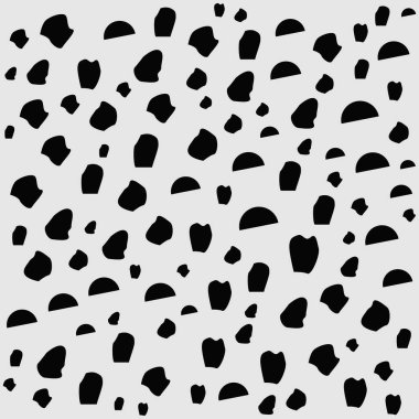 İnek baskılı düz fon. Basit bir stil sembolü. Logo tasarım elemanı. Tişört baskısı. EpiS10. Çıkartma için vektör.