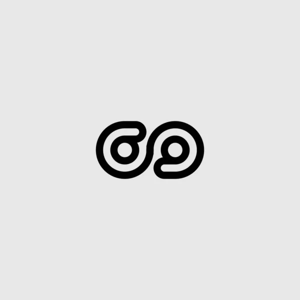 Ícone Plano Infinito Estilo Simples Símbolo Ilimitado Elemento Design Logotipo — Vetor de Stock