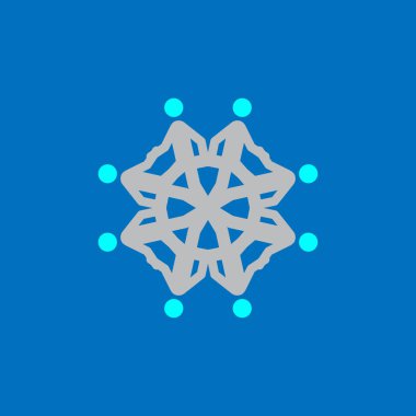 Düz simge bağışlayın. Basit tarz hayır işi poster tasarımı sembolü. Logoyu bağışla. Logo tasarım elemanı. Tişört baskısı. Çıkartma için vektör.