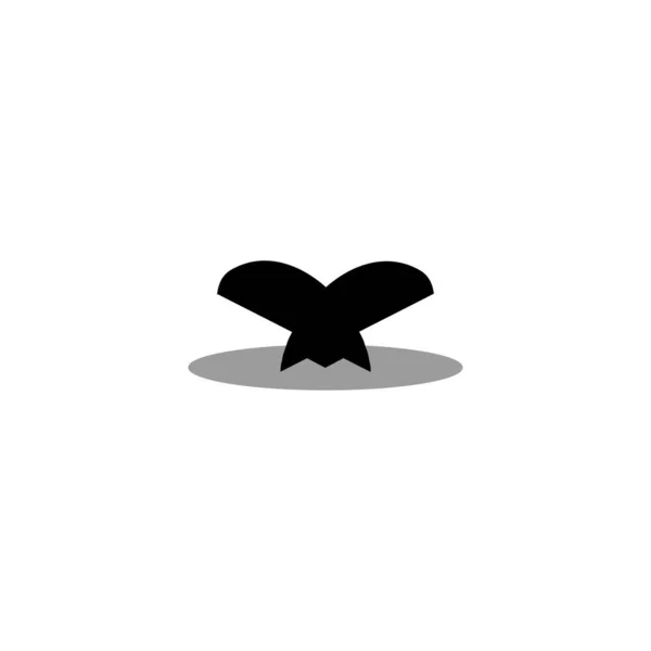 レディーバグ フラット アイコン シンプルなスタイルの自然昆虫のシンボル ロゴデザイン要素 Tシャツ印刷 ステッカー用ベクター — ストックベクタ