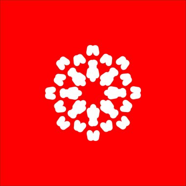 Kar beyazı simgesi. Basit bir Noel tatili poster arkaplan sembolü. Logo tasarım elemanı. Tişört baskısı. Çıkartma için vektör.