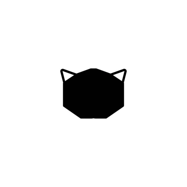 Płaska Ikona Prosty Styl Sklep Zoologiczny Plakat Symbol Tła Logo — Wektor stockowy