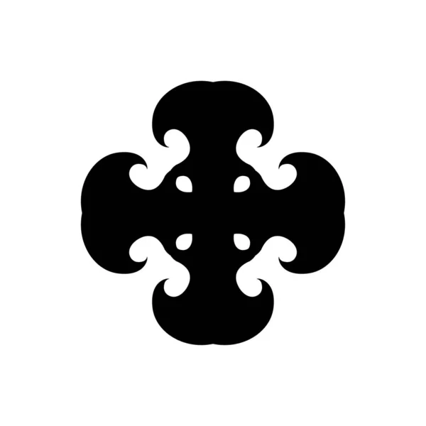 基督教十字扁平图标 简单风格的基督教整体海报背景符号 标志设计元素 T恤打印 贴纸的载体 — 图库矢量图片