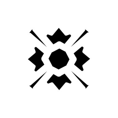 Hristiyan haç düz ikonu. Basit bir Hıristiyan dini poster sembolü. Logo tasarım elemanı. Tişört baskısı. Çıkartma için vektör.