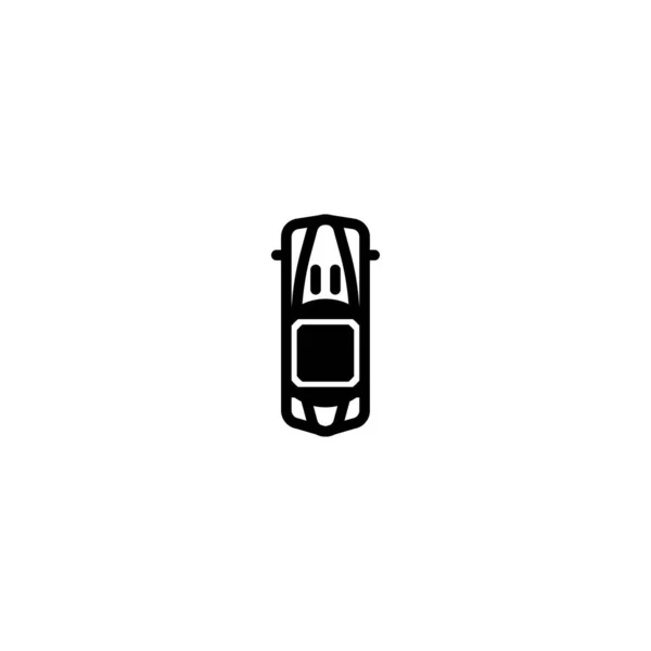 Icono Plano Del Coche Símbolo Del Logotipo Compañía Taxi Estilo — Vector de stock