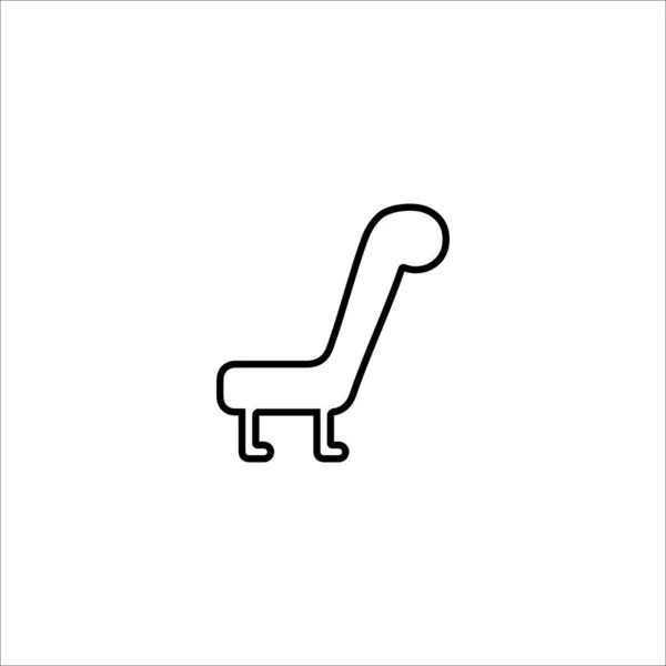 Εικονίδιο Γραμμής Καμηλοπάρδαλης Απλό Στυλ Αφίσα Σύμβολο Φόντου Σύνδεσης Διατήρησης — Διανυσματικό Αρχείο