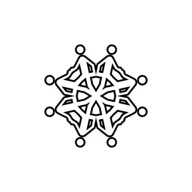 Bağış hattı simgesi. Basit bir bağış afişi arkaplan sembolü. Logo tasarım elemanı. Tişört baskısı. Çıkartma için vektör.