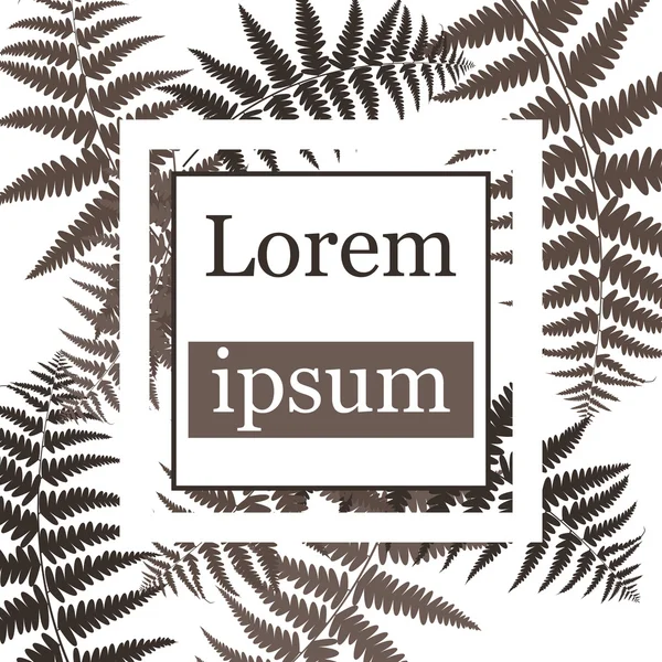 Slogan, tek renkli egzotik yaprakları vektörde bak