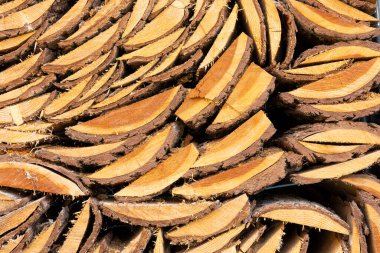 Yığılmış tahtalardaki desen