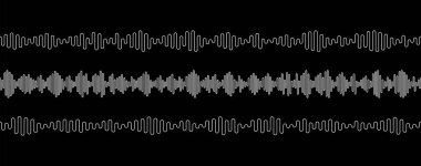 Kusursuz vektör ses dalgası eşitleyici deseni. Müzik frekansı.