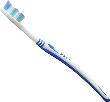 Gerçekçi diş fırçası ile toothpastetion.