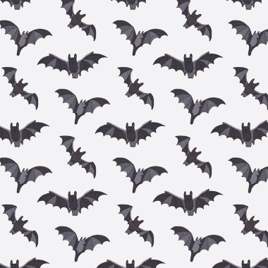 Cadılar Bayramı yarasa desen