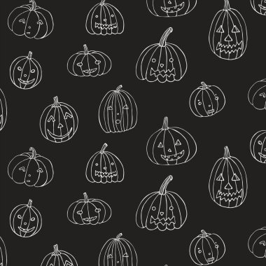 Cadılar Bayramı balkabağı deseni