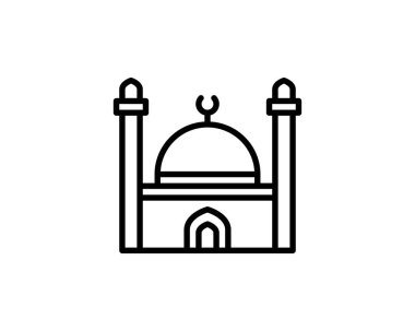 İslami simge vektör illüstrasyonu