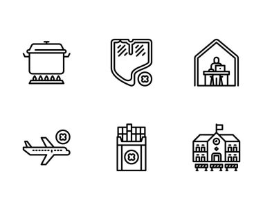 Yapı ve inşaat ikonunun vektör çizimi. İnternet için hastane ve hisse senedi seti.