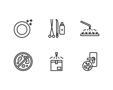 Kişisel ve ticari kullanım için 4 vektör simgesi...