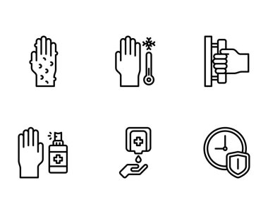 saat ile el, vektör illüstrasyon