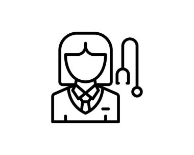 Doktor Simge vektör illüstrasyonu