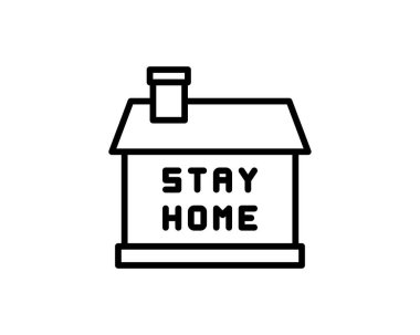 ev simgesi vektör illüstrasyonu