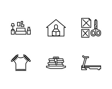 9 ve düzenlenebilir simgelerin vektör illüstrasyonu