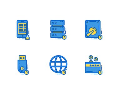 Veri koruma simgeleri ayarlandı