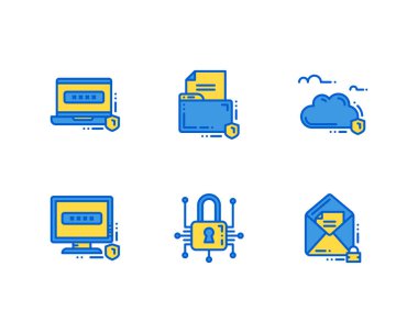 Veri koruma simgeleri ayarlandı