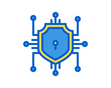 siber güvenlik kavramı, vektör illüstrasyonu