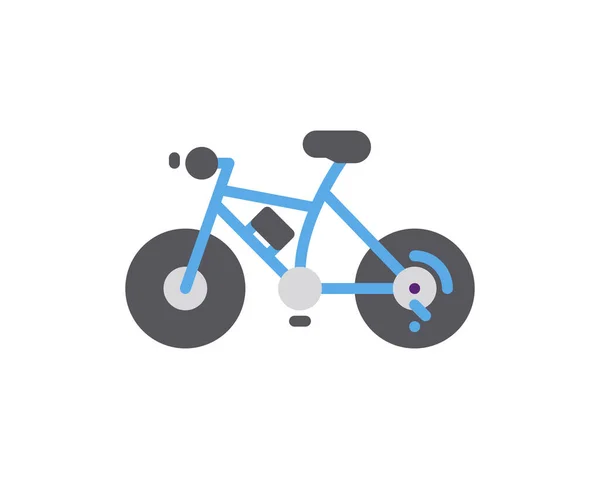 Vector Icono Bicicleta Aislado Sobre Fondo Blanco Para Diseño Web — Archivo Imágenes Vectoriales